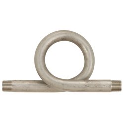 Stainless Steel - Screw-In Tube Fitting - Round Siphon [MO]