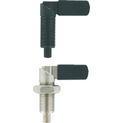 Indexing Plungers-Fine Thread Lever