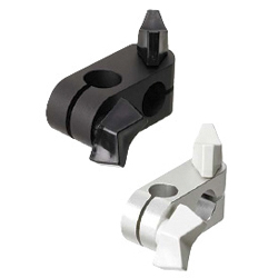 Super Compact Strut Clamps / Strut Clamps - Equal / Unequal Dia., Perpendicular Configuration with Wing Knobs