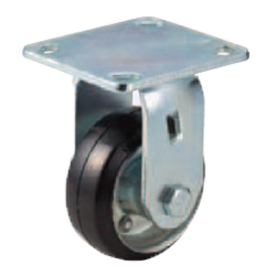 Casters - Heavy Load - Wheel Material: Rubber - Fixed Type