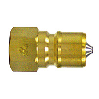SP Coupler Type A, Brass, FKM Plug, Female-Thread
