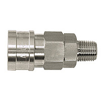 High Coupler Small Bore, Stainless Steel, FKM SM