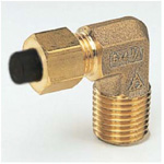 Quick Seal Series Insert Type (Brass Specifications) 90° Elbow (NPT Thread) (Inch Size)