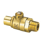 S-Type (Solder) Ball Valve, S3 Type, Copper Tube Connection × R Screw