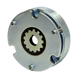 Spring-actuated-type-permanent-magnet-actuated brake (for braking)