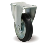 Steel Plate Caster, Fixed, Includes K Fitting, F/K
