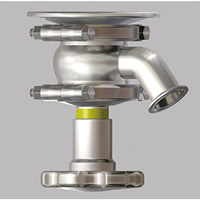Manual F-Shaped Flanged Separation Type Tank Valve