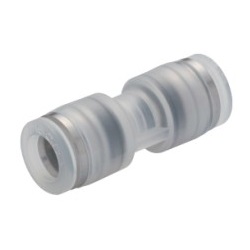 Tube Fitting PP, Corrosion-Resistant SUS303 Equivalent Fitting, Union Straight