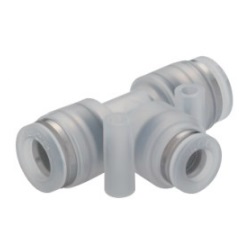 Tube Fitting PP, Corrosion-Resistant SUS303 Equivalent Fitting, Unequal Union Tee