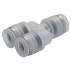 Tube Fitting PP, Corrosion-Resistant SUS303 Equivalent Fitting, Union Y