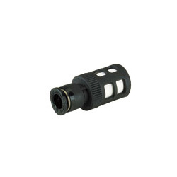 Silencer one-touch built-in coupling type