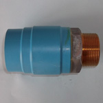 Pipe-End Anticorrosion Fitting, RCF-MK, for Fixture Connection, Dissimilar Metal Contact Preventing, Male Adapter Socket