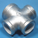 ZD Fittings, White Goods, Four-Way Reducing Cross