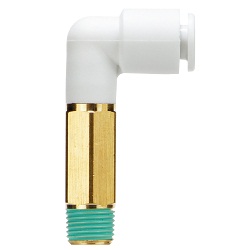 Extended Plug-In Elbow KRW-W2 Flame Retardant (UL-94 Standard V-0 Equivalent) FR One-Touch Fitting