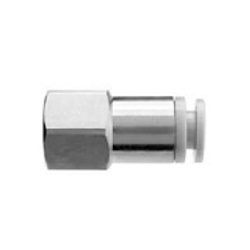 Female Connector 10-KGF Stainless Steel One-Touch Fitting, KG Series.