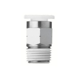 Stainless Steel One-Touch Pipe Fitting KQ2-G Series, Half Union Fitting KQ2H-G (Sealant / No Sealant)