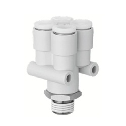 Double Branch KQ2UD-G (Sealant) One-Touch Pipe Fitting