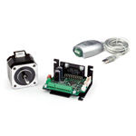 Controller built-in micro step driver & stepping motor set CSA-UP series (USB-RS485 compact)