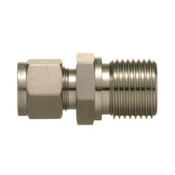 SUS316 Stainless Steel Double Ferrule Fitting Male Connector (Straight Thread Type)