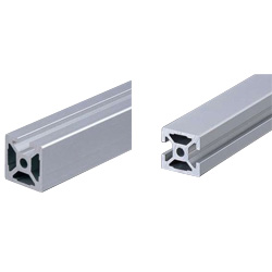 Aluminum Structural Material SF20, Groove Width 6‑mm Type (SF-20/20/3F, SF-20/20/2H)