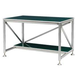 Workbench A with Shelf, High Rigidity Type, for Seated Work