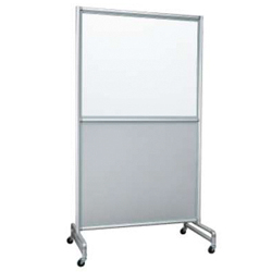 Mobile Partition PET Clear / Aluminum Composite Board H1800