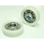 Bearings with Resin, ID (POM Tires, Metal Insert)