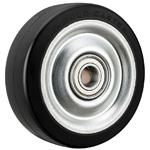 Dedicated Caster H Series Wheel, Rubber Wheel for Heavy Loads H-RB (Gold Caster/GOLD CASTER)
