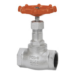 10K Type Ductile Cast-Iron Screw-in PTFE Disc-Containing Globe Valve <Soft Sheet>