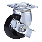 Middle Class 100FH-Ps Truck Type Special Synthetic Resin Wheel with Stopper (Packing Caster) for Medium Loads