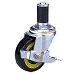 Synthetic Rubber Wheel (Packing Caster) with Conductive Type 200 Es Cask Type Electric Vehicle Stopper