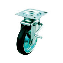 JB Model Swivel Wheel Plate Type (With Double Stopper)