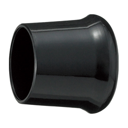 Pipe Fixture Packaged Goods Series, Rubber Outer Stopper Cap (Black)