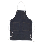 Apron with Denim Chest Rope