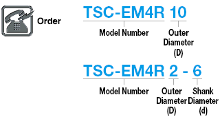 TSC ดอกกัดฉากเอ็นมิลคาร์ไบด์ 4 ฟัน / ความยาวฟัน 3D (ปกติ) รุ่น: รูปภาพที่เกี่ยวข้อง