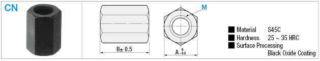 เนื่องจากพื้นที่ยึดเกาะภายในร่อง T มีขนาดเล็กการขันจึงทำได้ง่าย