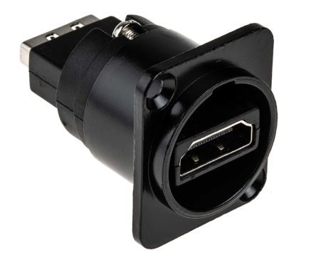 RS PRO type A คอนเนคเตอร์ HDMI ตัวเมีย 2 ทาง ฟีดทรู (143-8921)