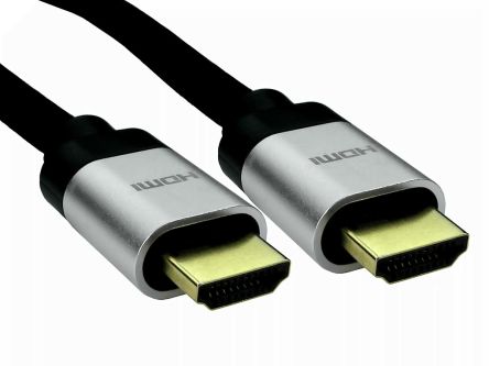สาย HDMI to สายไฟ เกลียวนอก RS PRO 8K เกลียวนอก 2 ม (195-4894)