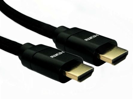 RS PRO 8K เกลียวนอก สาย HDMI to สายไฟ เกลียวนอก 500 มม (195-4884)