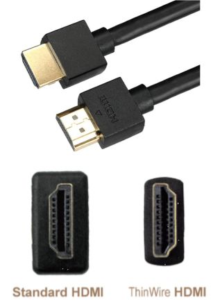 RS PRO สาย HDMI to เกลียวนอก , เกลียวนอก ม