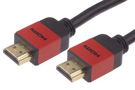 สาย HDMI to สายไฟ เกลียวนอก RS PRO เกลียวนอก 7.5 ม. เปลือก สีแดง