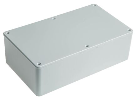 RS PRO กล่องเอนกประสงค์ ABS สีเทา, IP54, 190 × 110 × 60 มม