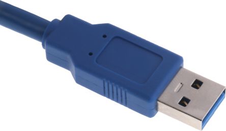 RS PRO เกลียวนอก สาย USB A ถึง เกลียวนอก USB A , สายไฟ 3.0, 1 ม