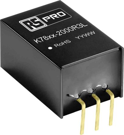 RS PRO PCB สวิตชิ่งเรกูเลเตอร์ เรกูเลเตอร์ , แรงดัน Output แรงดันขาเข้า 16 ถึง 36 V DC , กระแส Output 2 A