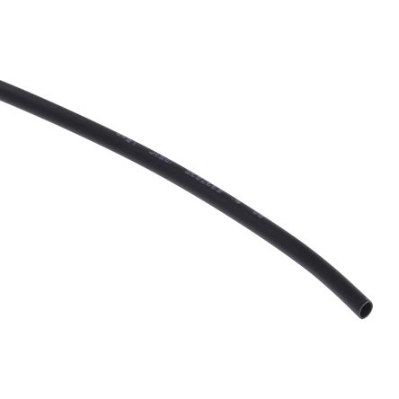 ท่อ การหดตัวด้วยความร้อน RS PRO สีดำ เส้นผ่านศูนย์กลางปลอก 1.6 มม. x ยาว 10 ม. อัตราส่วน 2:1