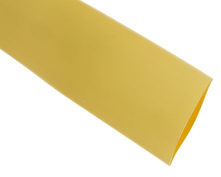 ท่อ การหดตัวด้วยความร้อน RS PRO สีเหลือง เส้นผ่านศูนย์กลางปลอก 25.4 มม. x ยาว 3 ม. อัตราส่วน 2:1