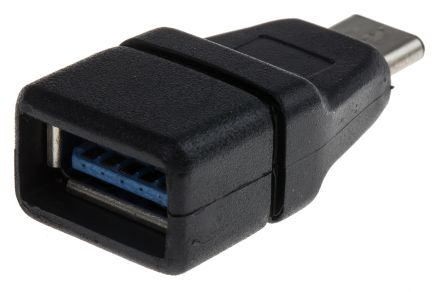 อแดปเตอร์/ตัวแปลง เครือข่าย RS PRO USB 3.0 A ตัวเมีย เป็น USB 3.1 C เกลียวนอก