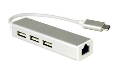 อแดปเตอร์/ตัวแปลง เครือข่าย RS PRO USB C เป็น เครือข่ายอีเธอร์เน็ต (ethernet)
