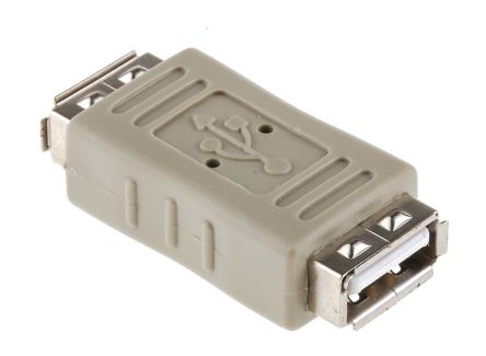 อแดปเตอร์/ตัวแปลง เครือข่าย RS PRO USB ตัวเมีย เป็น USB ตัวเมีย