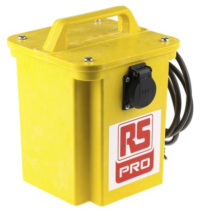 RS PRO, 1.5 kVA หม้อแปลง แยกแบบพกพา , 230 V AC, 2 x 16 A